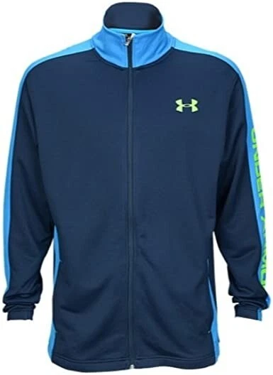 Under Armour Mens Solo Dolo Warm Up Jacket Academy Blue Jet
