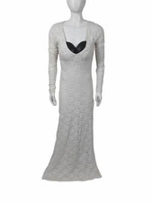 Nasty Girl Women's White Lace V-Neck Dress (Size: L)