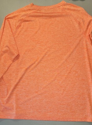 Chemise classique en lin de couleur orange pour homme 15354