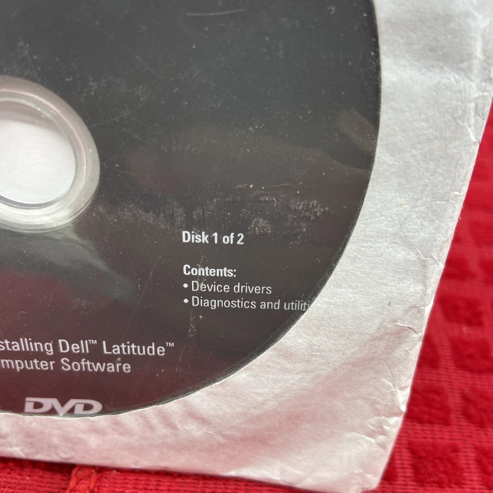 Dell Drivers & Utilities Discs for Latitude 0UN631 GM889 NEW SEALED - Image 3 of 4