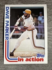 Dave Parker 1982 Topps In Action Pirates #41  *K503*   Set Break