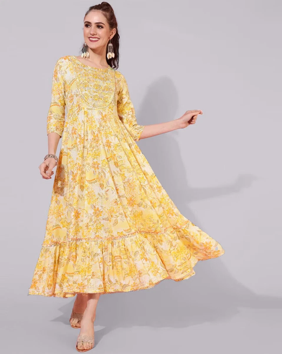 Flared cheap kurta dress