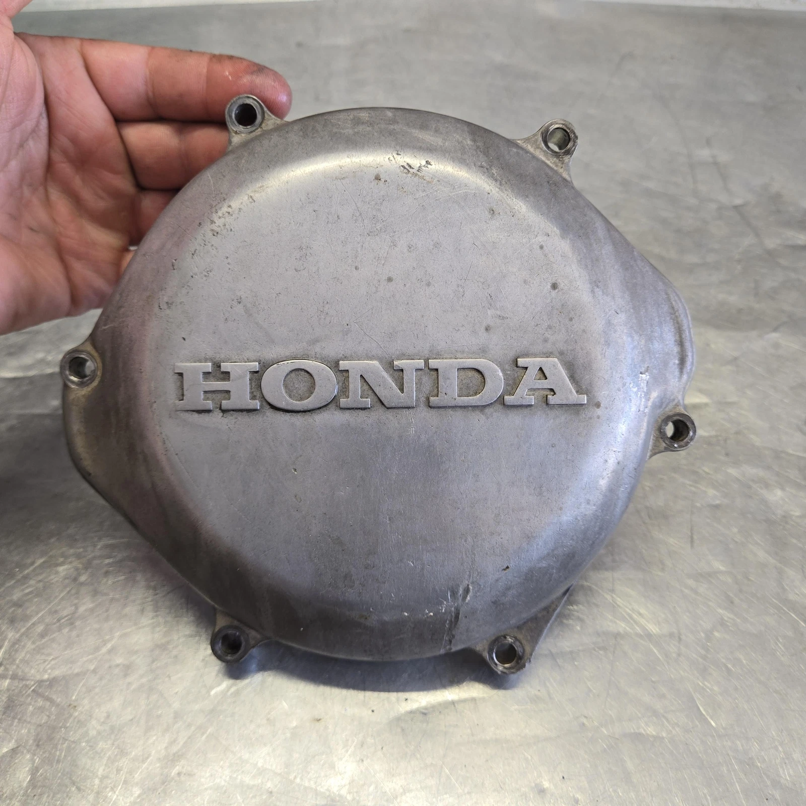 1997 Honda Cr250r Engine Motor Side Clutch Cover 11342-kz3-b10