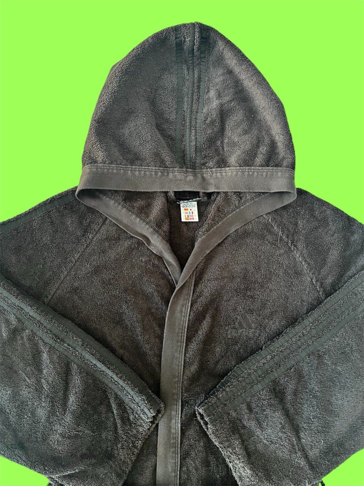 rare yohji yamamoto x adidas cloak/robe jacket size large pre y-3 image 4