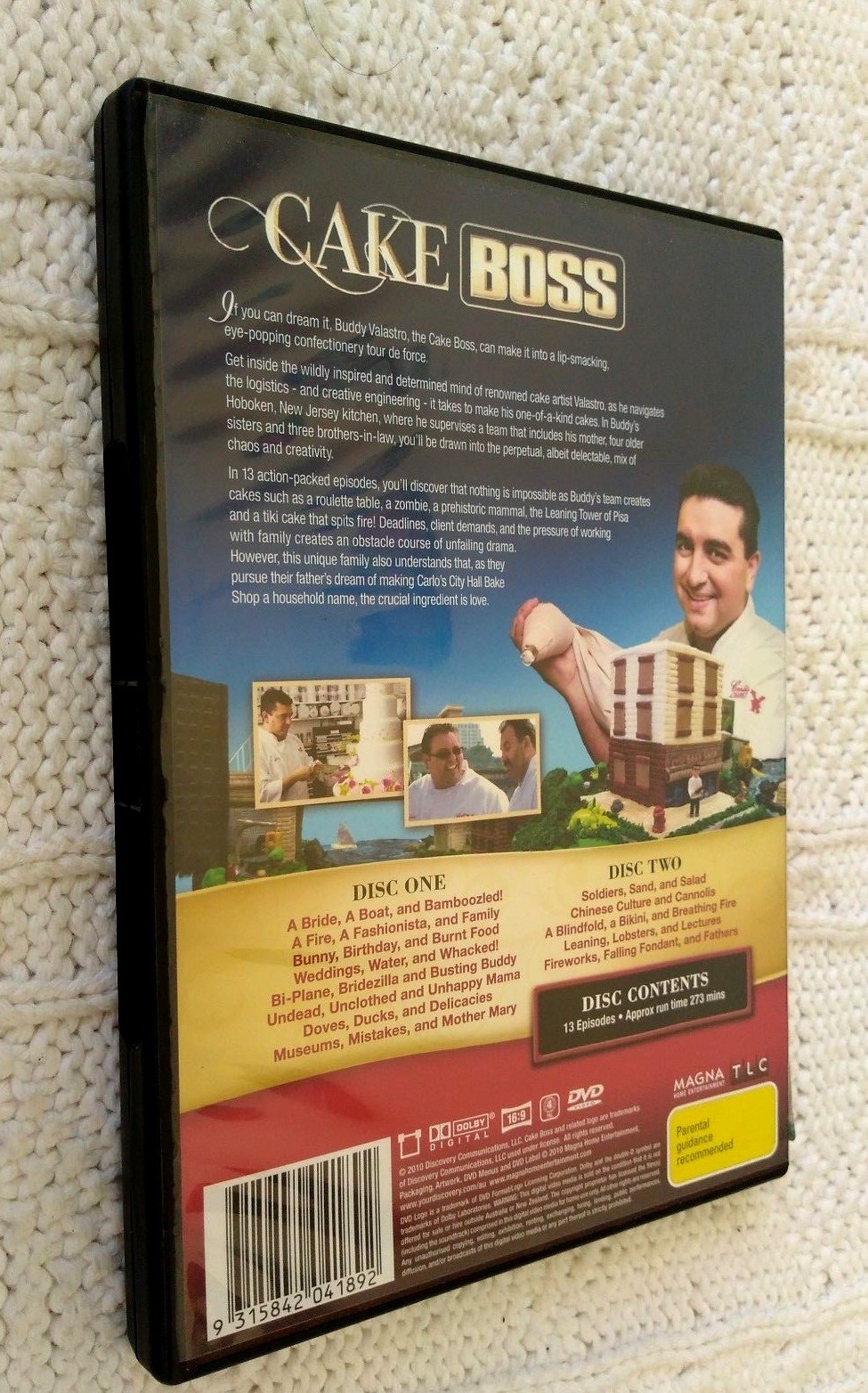 CAKE BOSSSEASON 1 DVD, 2DISC SET, R4, LIKE NEW, FREE POST IN