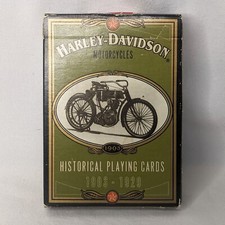Harley Davidson Motorcycles Historical Playing Cards 1903-1929 Unopened