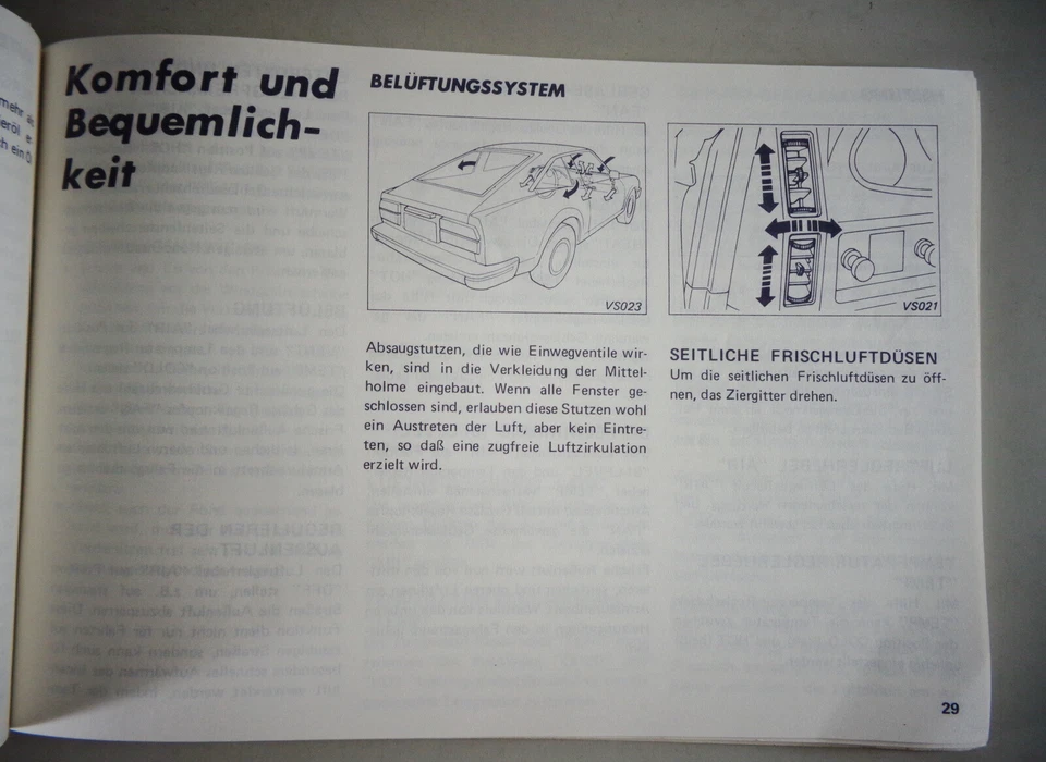 Manuale Di Istruzioni Nissan / Datsun 280 ZX Anno 1979 - Immagine 2 di 3
