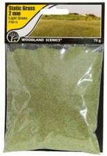 Woodland Scenics New 2024 Static Grass Light Green 2mm Any Scale FS615