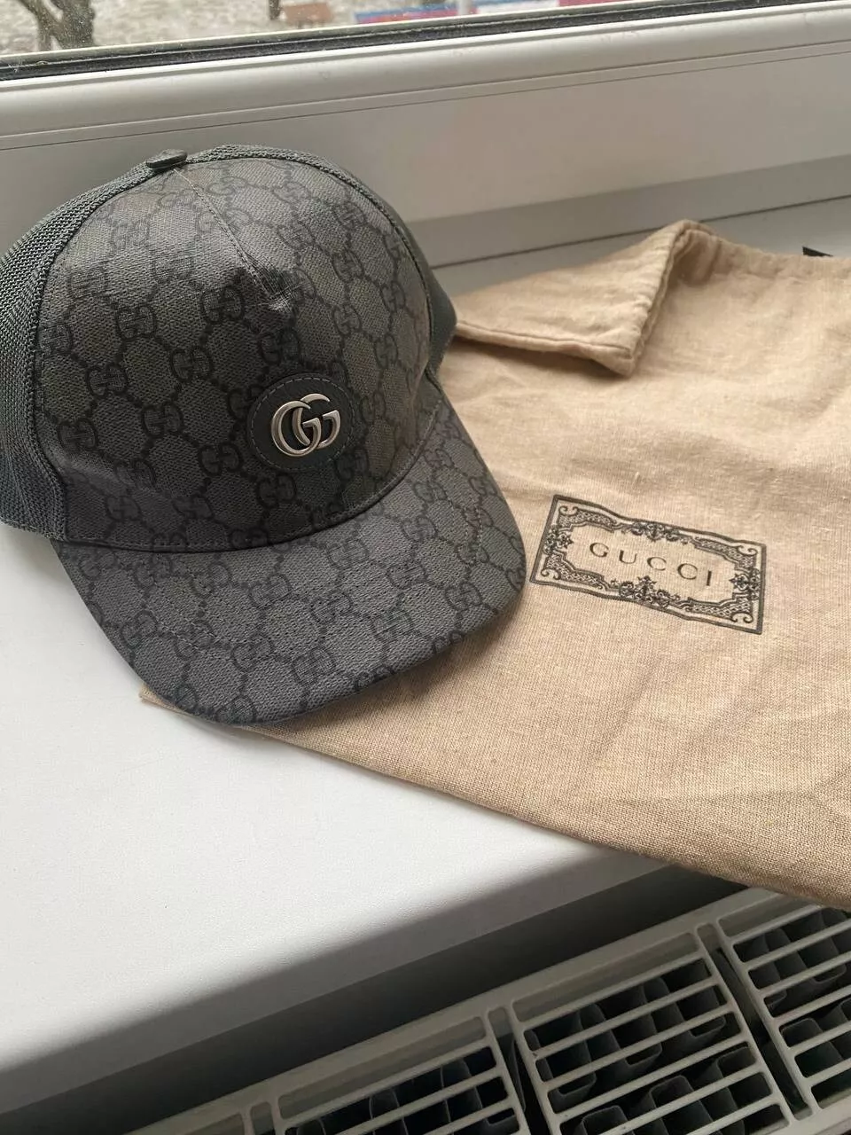 Casquette de baseball Gucci GG monogramme