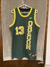 Rare Nike Greats and Glory '75 Luke Ridnour Oregon Ducks Basketball Jersey Med.