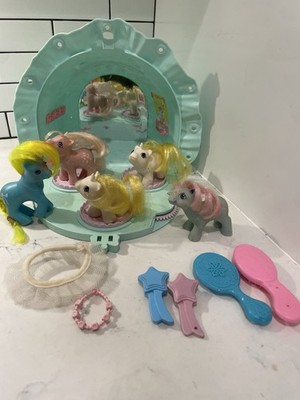 Vintage 1986 Hasbro G1 My Little Pony Baby Bonnet School of Dance + 5 G1 Ponies