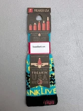 NWT Freaker USA Beverage Insulator Live Oak Bank Wilmington NC Bottle/Can Koozie