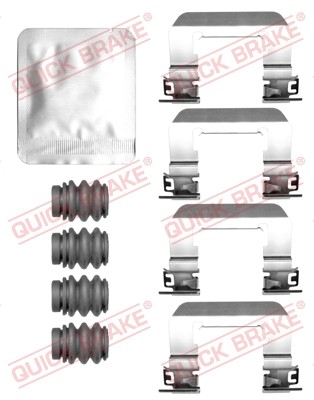 Quick Brake ZubehöRsatz Scheibenbremsbelag FüR Tesla Model S 5YJS 60D AWD 75-image