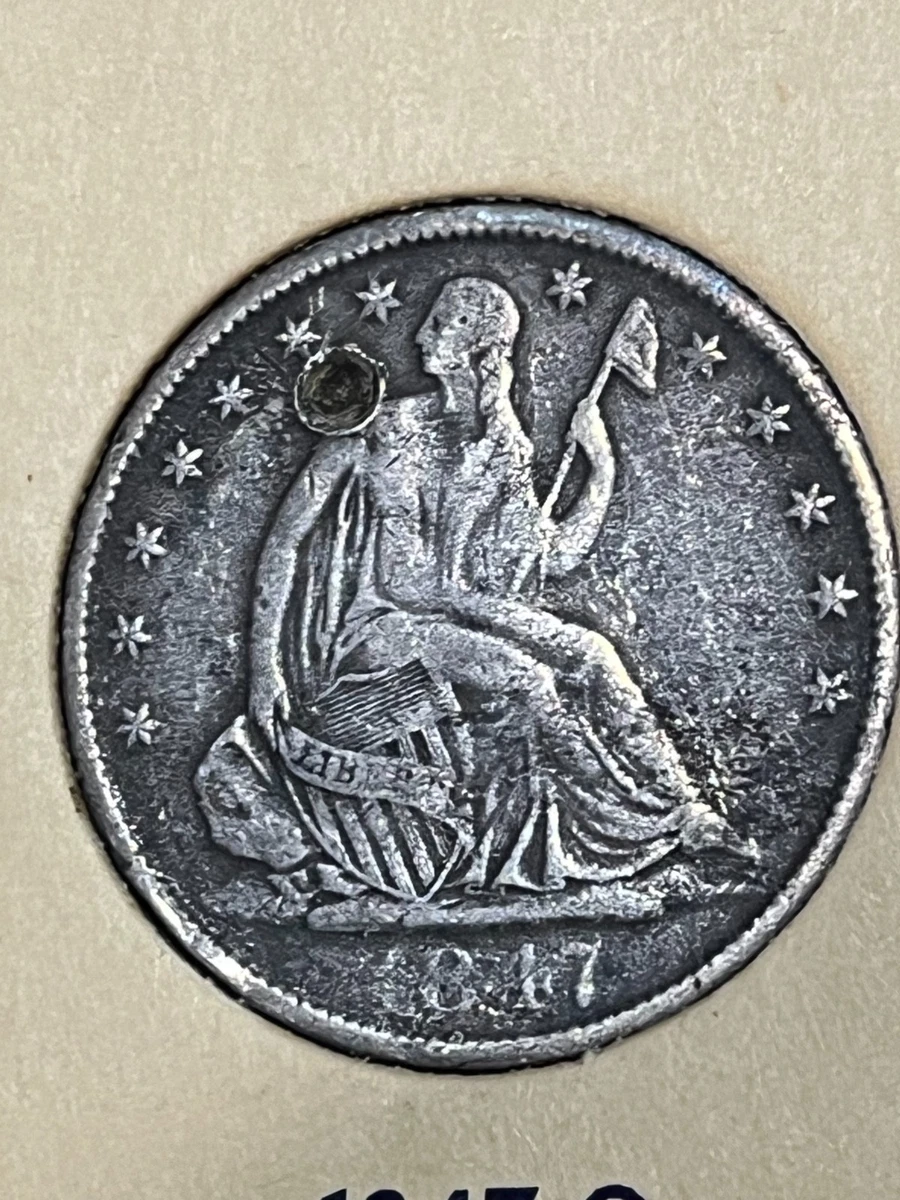 1847 Year Seated Liberty US Half Dollars (1839-1891) for sale | eBay
