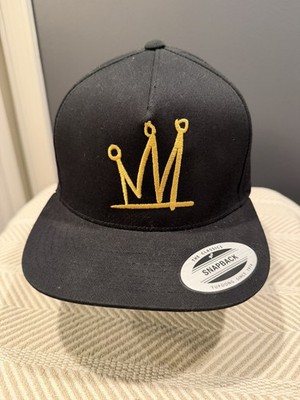 New King Streetwear Altay Park Nation Gold Crown Black Snapback Hat
