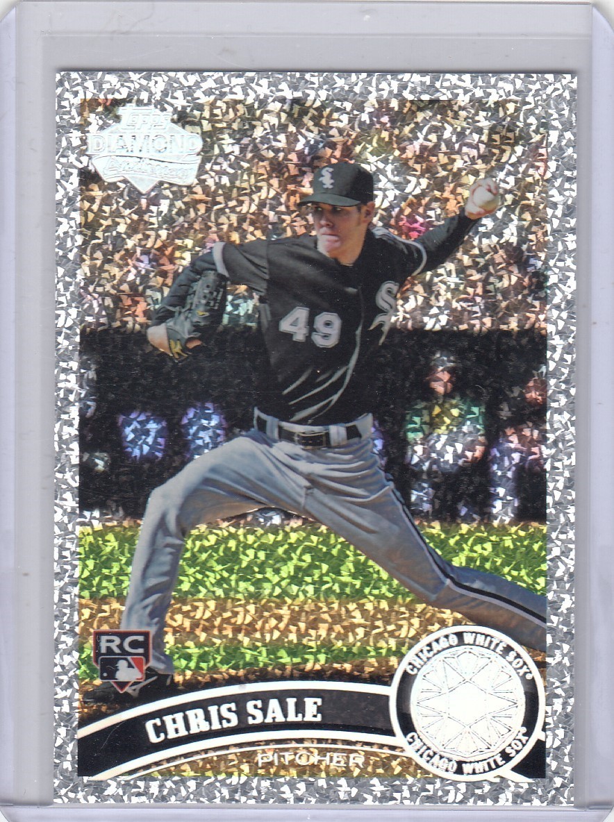 2011 Chris Sale Topps DIAMOND ANNIVERSARY ROOKIE Legend Foil SP #65 - Braves