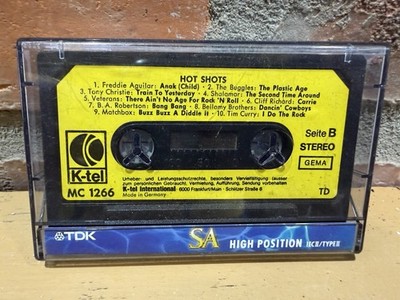 CD Hot Shots K-tel MC 1266 Pop Sampler Tape Album Musik Music Hits