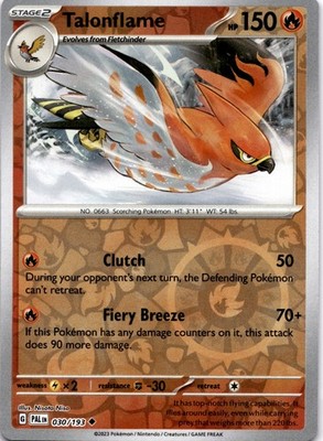 Talonflame 030/193 Uncommon SV02: Paldea Evolved