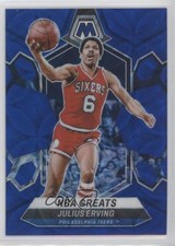 2023 Mosaic NBA Greats International Blue Prizm 1/25 Julius Erving #292 HOF 1l2