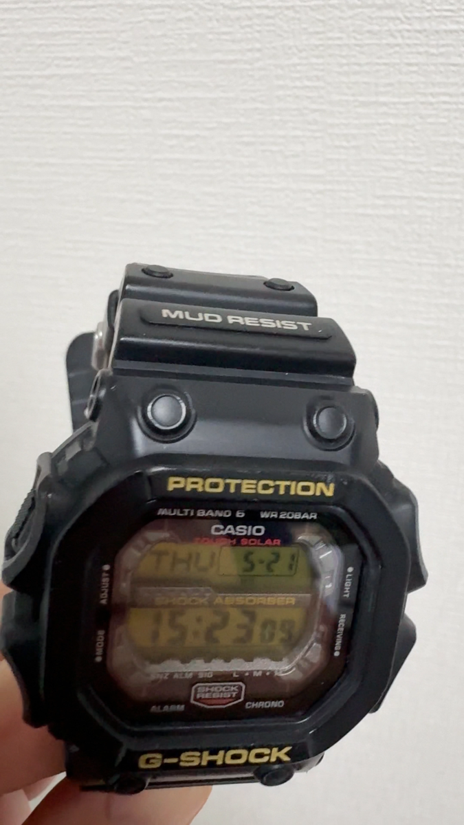 【美品】G-SHOCK GXW-56-1BJF 電波ソーラー Casio G-SHOCK GXW-56-1BJF Black Wristwatch Used | eBay