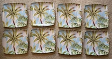 Bed Bath & Beyond Palm Melamine Dinner Plates Set of 8 - 10 in Square