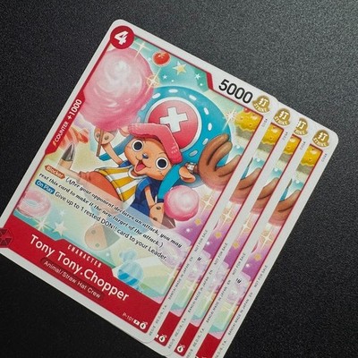 4x Tony Tony Chopper P-101 - One Piece TCG 2026 English Promo