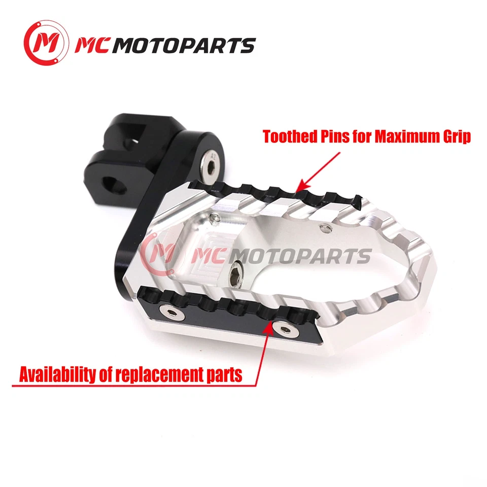 Para Kawasaki Z900RS Café Racer 2018-2020 1,5 pulgadas rebajadoras estriberas anchas Foto 2 de 4