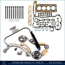 ✅Timing Chain Kit Head Gasket Bolts Set For 09-10 Pontiac G6 2.4L
