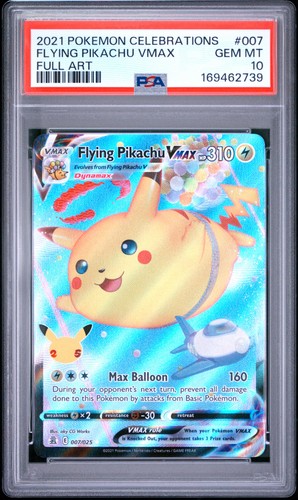 Flying Pikachu graded PSA 10 for sale on eBay