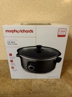 Morphy Richards 3.5L Sear & Stew Slow Cooker, Shatter Resistant Aluminium Pot, 3