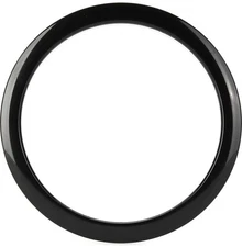 Cardinal Percussion Holz Port Hole Ring - 5-inch, Black (2-pack) Bundle