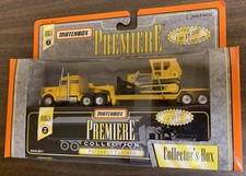 Matchbox Premiere Peterbilt Flatbed Caterpill...