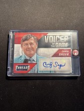 2014-15 Panini Threads Craig Sager Voices of the Game Auto #’d /499 Hoosiers