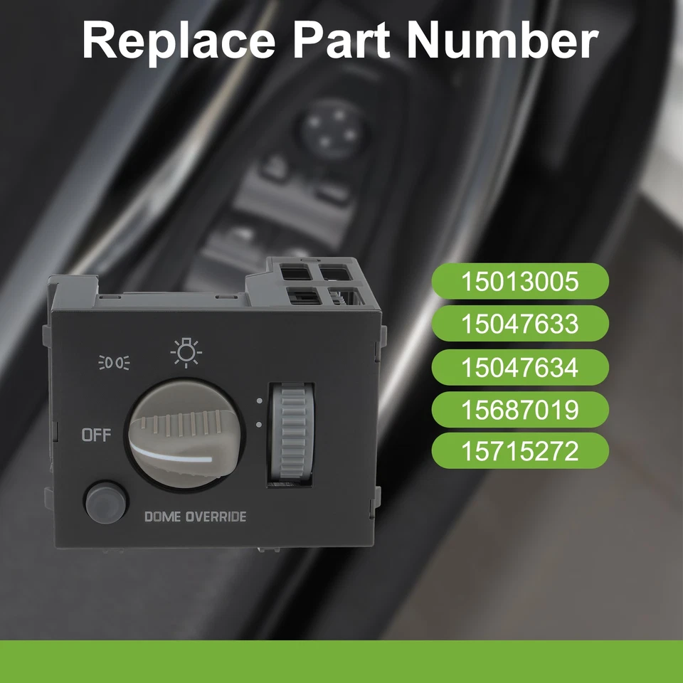 Interruptor de luz de estacionamiento de faros para GMC Savana 1500/2500/3500 Van 1996-2000 Foto 2 de 4