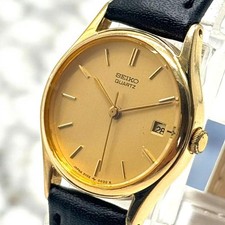 SEIKO Battery Excellent Watch Women 3Y02-0020 Gold