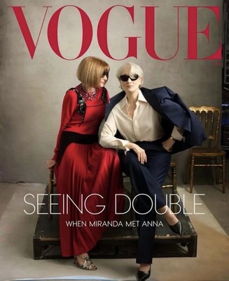 ロ*タ様 VOGUE US 2026 May プラダを着た悪魔２　アナ&メリル表 Meryl Streep Anna Wintour Devil Wears Prada 2 Vogue Magazine May