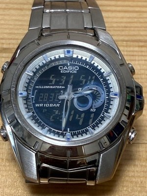 CASIO EDIFICE EFA-119 Digital Analog 40,5mm Handgelenk 17cm aus Japan