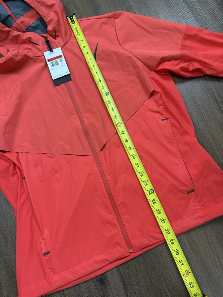 Nike Running Aerogami Rain Jacket - Men's Large FZ9039 696 Crimson Red - Image 3 of 4