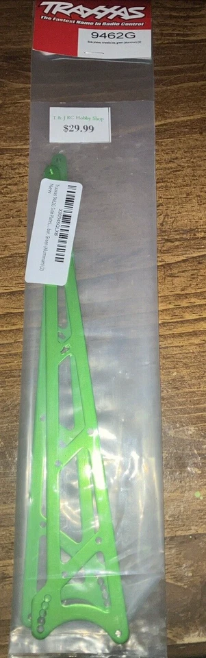 Traxxas Rustler 9462G Side plates, wheelie bar & 5185 Rubber wheelie bar tires - Image 4 of 4