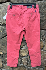 Polo Ralph Lauren Mens Stretch Straight Fit Chino Twill Pants 32x32 RED NWT 115