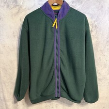 Vintage Gap Arctic Fleece Jacket Mens Medium Green Full Zip 90s 2000s