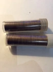 1951-P+D Circulated Wheat Business Strike Copper One Cent  Rolls! (100 Coins)