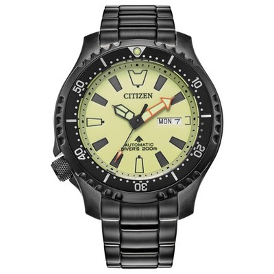 Citizen NY0155-58X Promaster Dive Men Automatic Black IP Watch ISO Luminous
