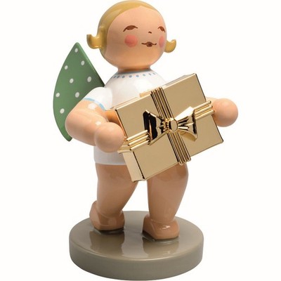 Wendt & Kühn Goldedition No 7 Gratulant, Engel mit Geschenk 650/120