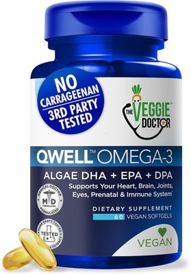 Vegan Algae Omega 3 DHA EPA DPA Softgels