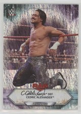2021 Topps WWE Raw Silver Foilboard Angel Garza def Cedric Alexander #17 0nr3