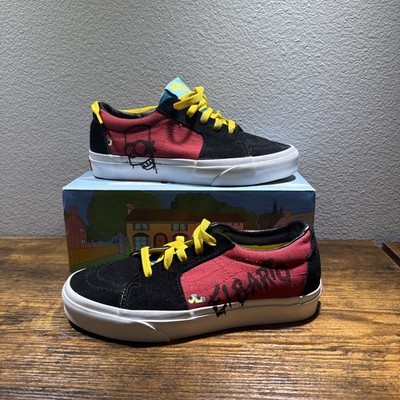 RARE - VANS x The Simpsons SK8-Low El Barto Men's 5 Women's 6.5 - Skate Sneakers