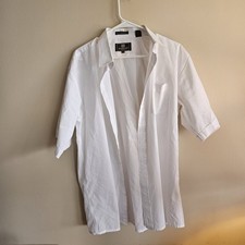 Vintage Givenchy Monsieur Short Sleeve Button Up Shirt Men s 18 Regular Fit