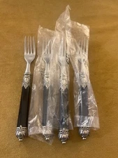 (4) Salad Forks  Home Essential RENAISSANCE BLACK