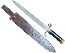 IMPACT CUTLERY Custom Made Fixed Blade 20" KNIFE UNUSED RARE Sword Dagger KNIVES